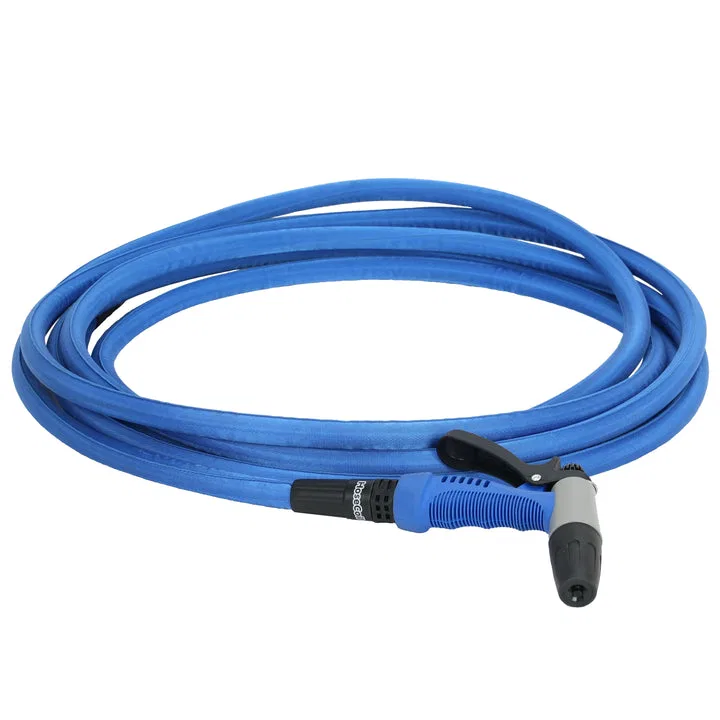 HF25K – HOSECOIL Boat Washdown Hose, Straight Type Flexible Hose 25 Foot Hose Length 3/4 Inch Garden Hose Fitting Blu...